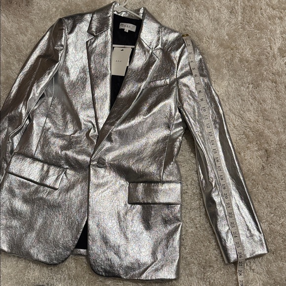 A.L.C. Silver Metallic Blazer - Picture 9 of 16